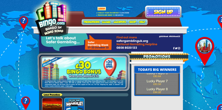 City Bingo Screenshot