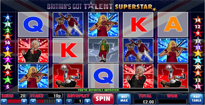 Britains Got Talent Slot Screenshot