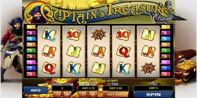 Captain's treasure slot screenshot