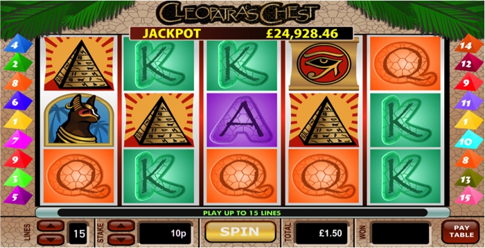 Cleopatra's Chest Slot Screenshot