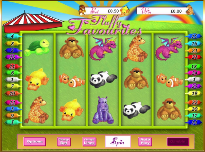 Fluffy Favourites Slot screenshot