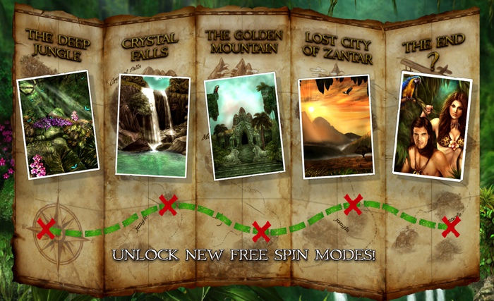 Heart of the Jungle, Jungle Train Free Spin Game